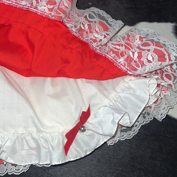 Vintage 1980’s Martha’s Miniatures Were Fussy Toddler Pageant Dress (size 7) - Picture 9 of 12